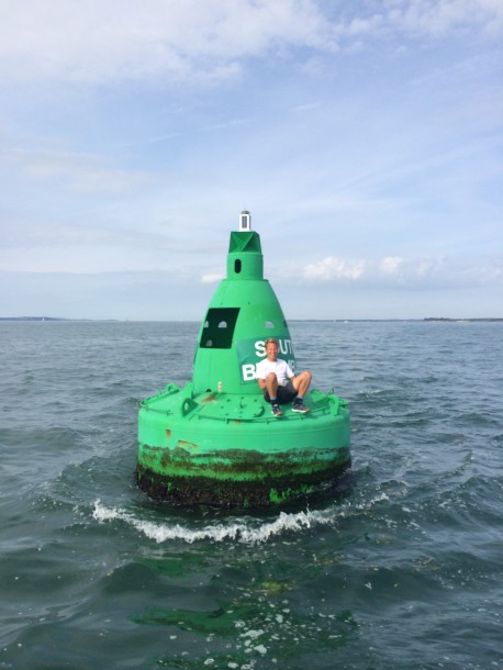 Floris on the Buoy