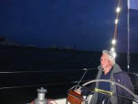 Theun on the helm passing the Needles